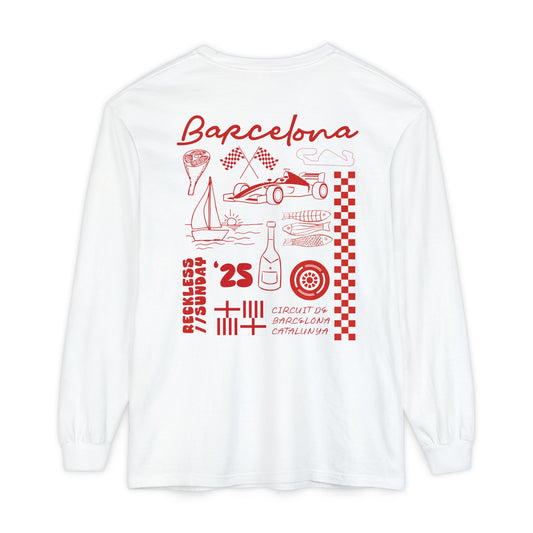 Barcelona Illustrated Circuit Long Sleeve