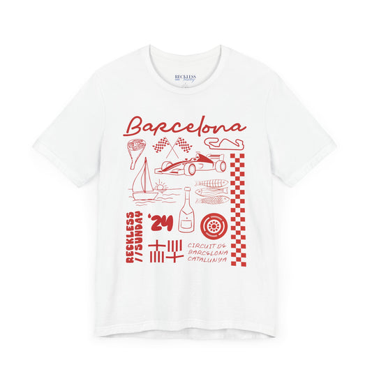 Barcelona Illustrated Series Lightweight T-Shirt