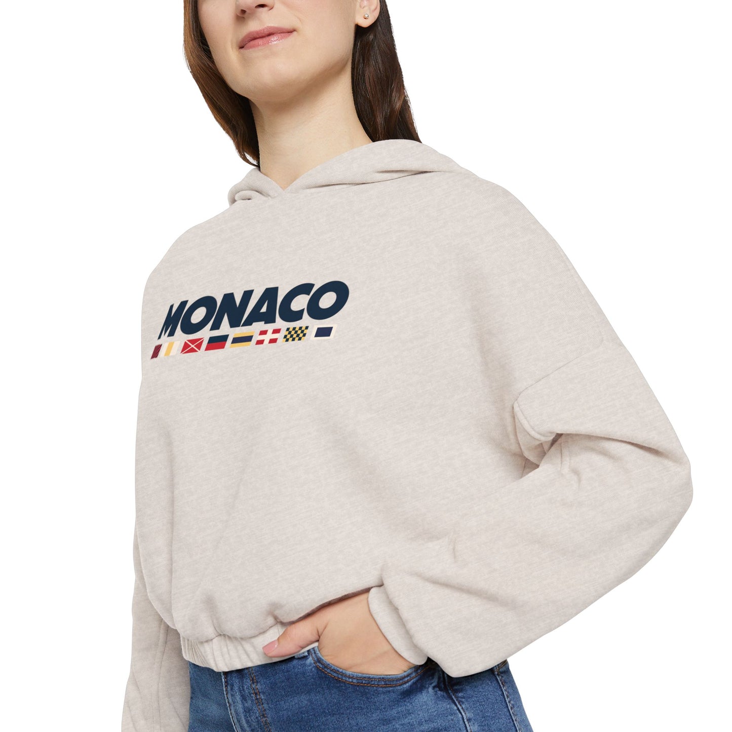 Monaco Women's Cinched Bottom Hoodie