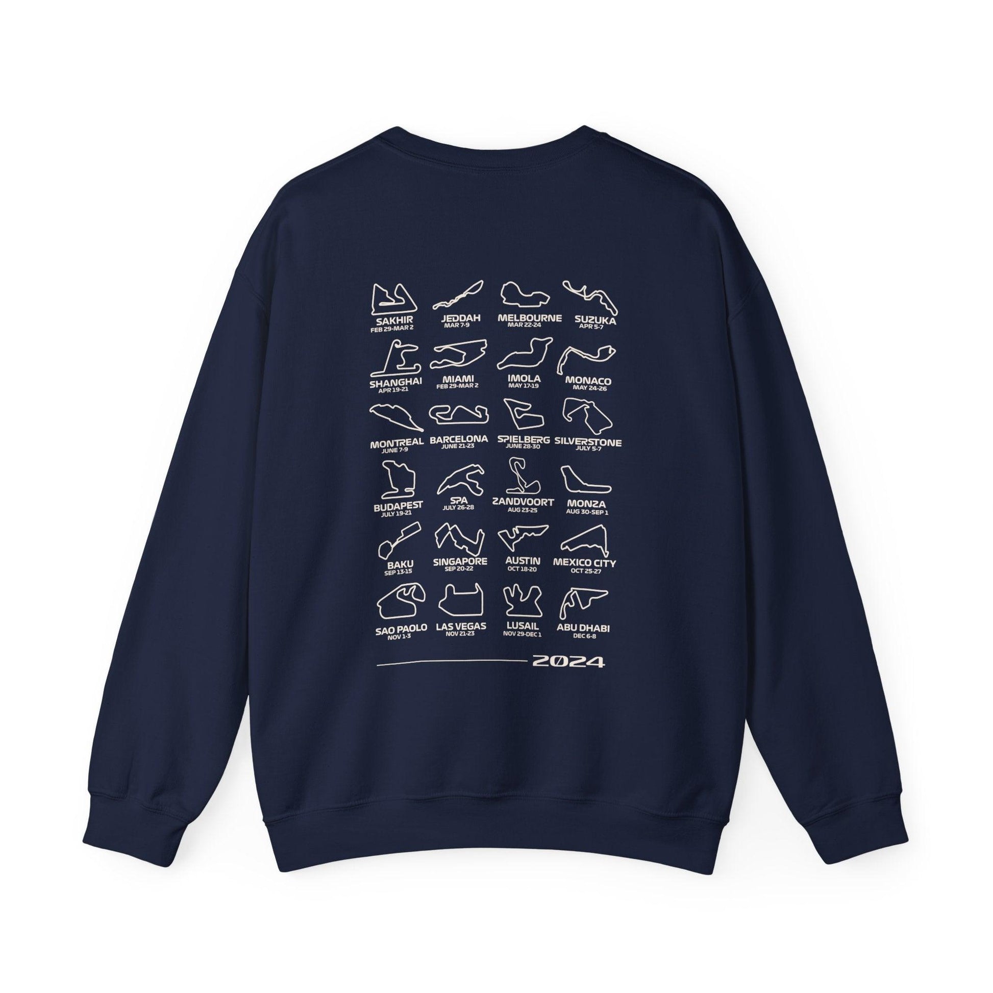 Formula Circuits 2024 Racing Unisex Sweatshirt | Circuit Series Pullover 2024 - RecklessSunday