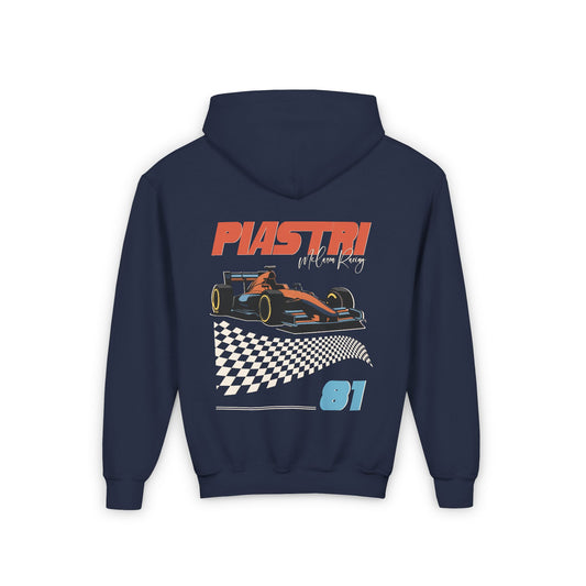 Youth Oscar Piastri Retro Mclaren Inspired Hoodie