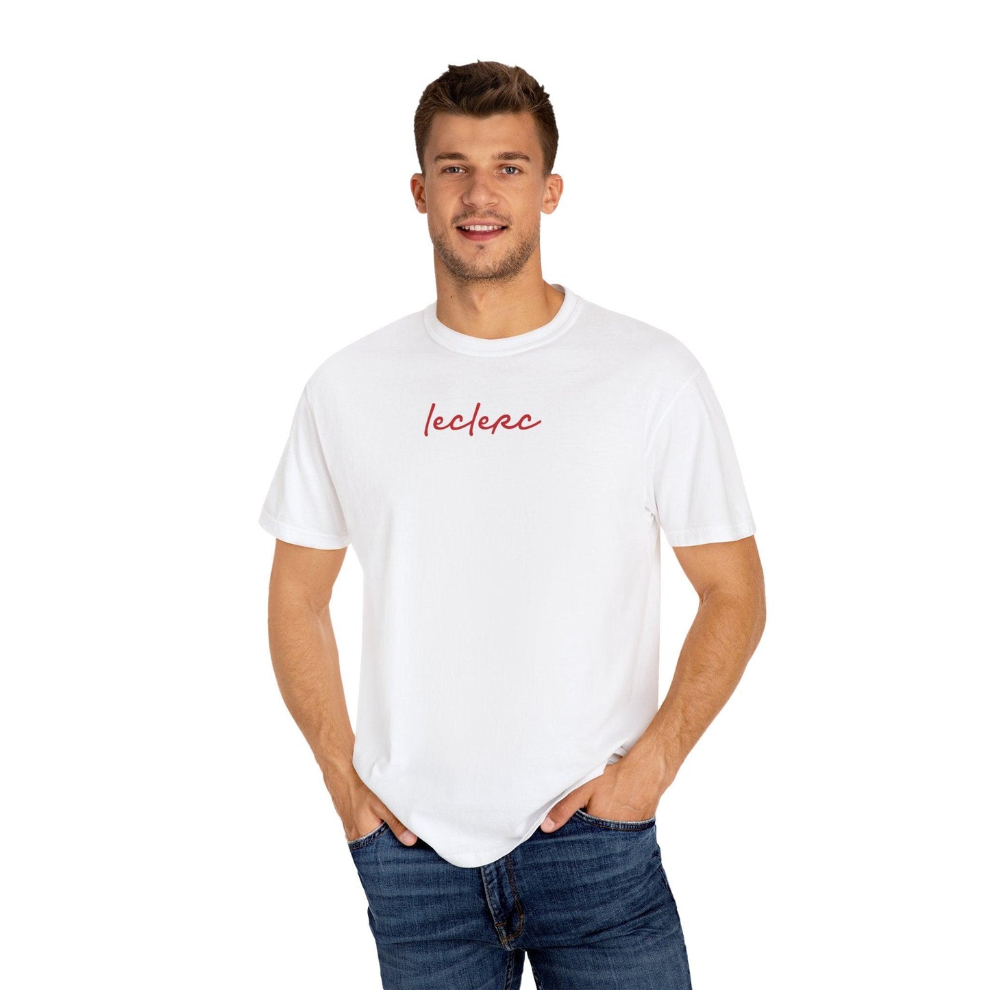 Charles Leclerc Illustrated Comfort Color T-Shirt - RecklessSunday