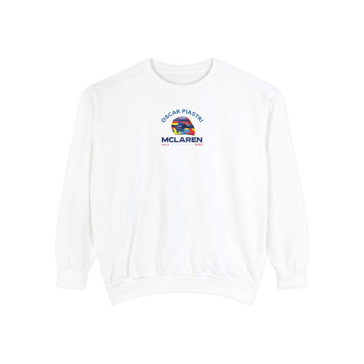 Piastri Helmet Comfort Colors Sweatshirt - RecklessSunday