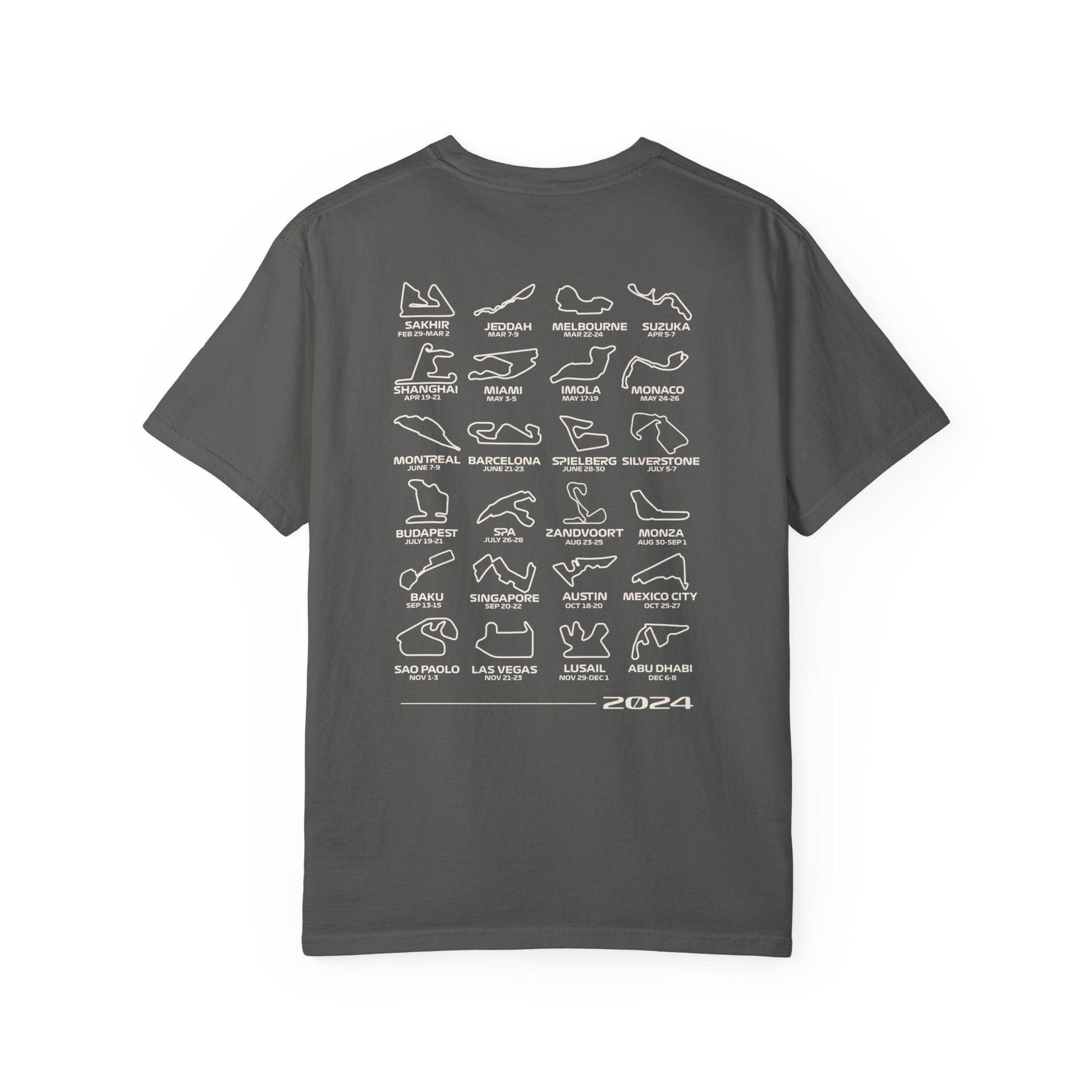 Formula Circuits 2024 T-Shirt Comfort Color - RecklessSunday