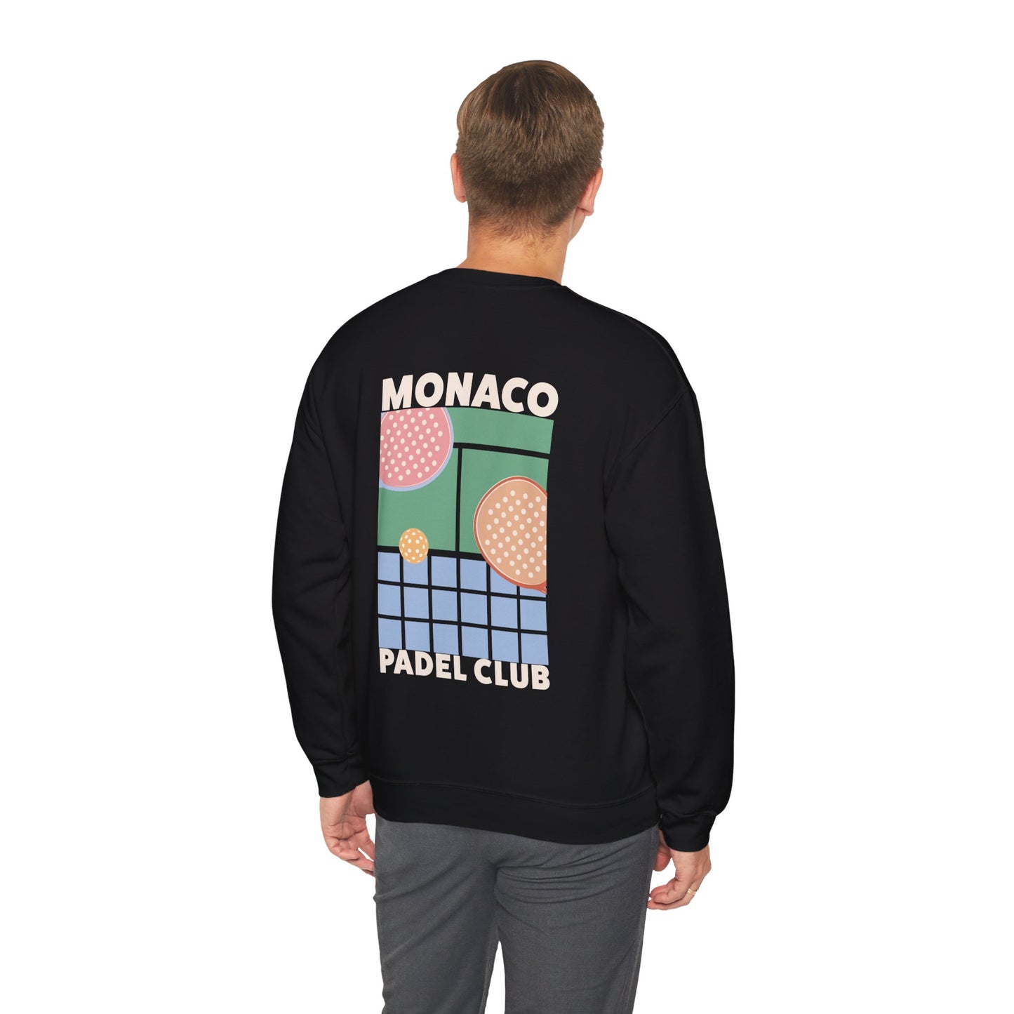 Monaco Padel Tennis Club Pullover | Monaco Racquet Club Sweatshirt | Formula 1 Racquet Club | Drive to Survive | Retro Monaco Tee