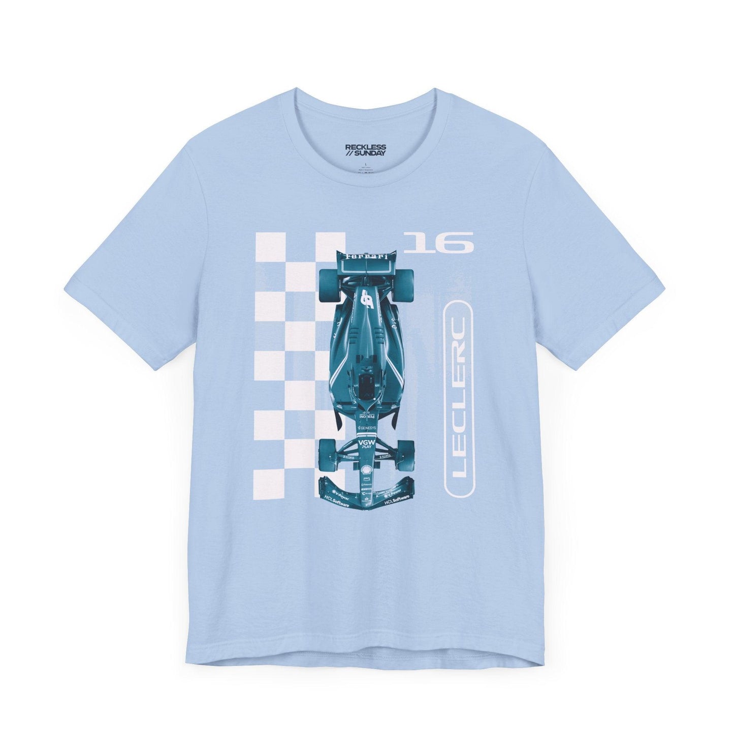 Charles Leclerc Miami Grunge Ferrari Tee - RecklessSunday