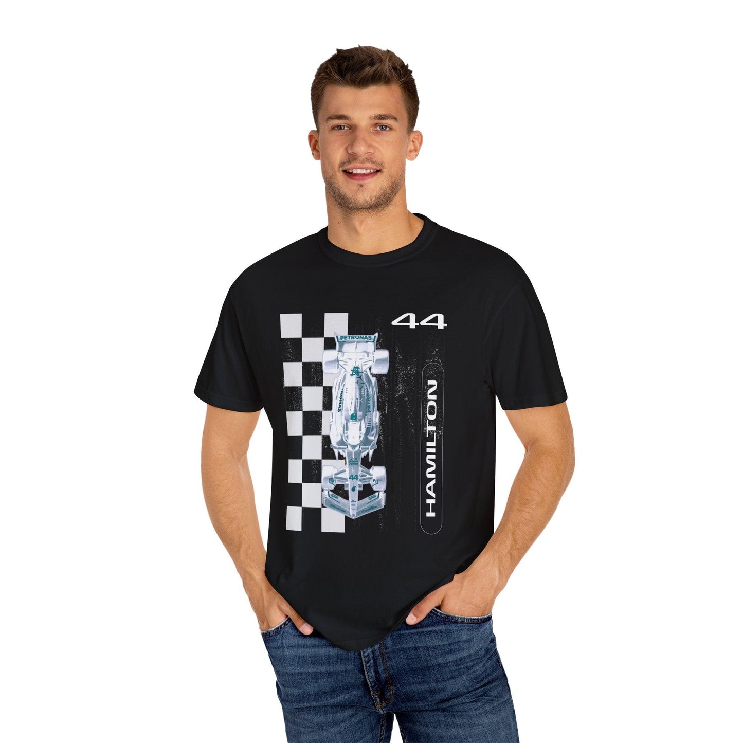 Lewis Hamilton Grunge Series T-Shirt 2024 - RecklessSunday