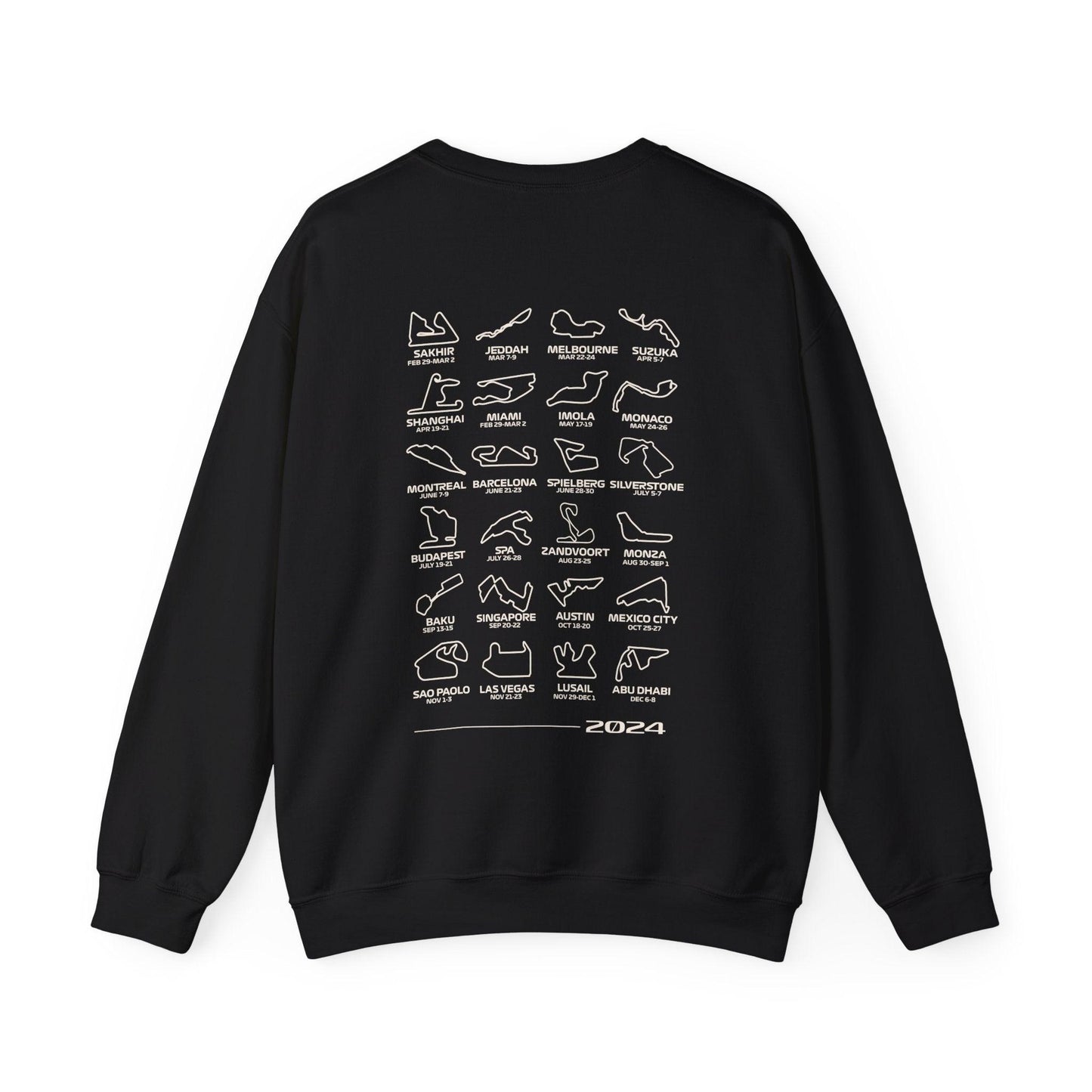 Formula Circuits 2024 Racing Unisex Sweatshirt | Circuit Series Pullover 2024 - RecklessSunday