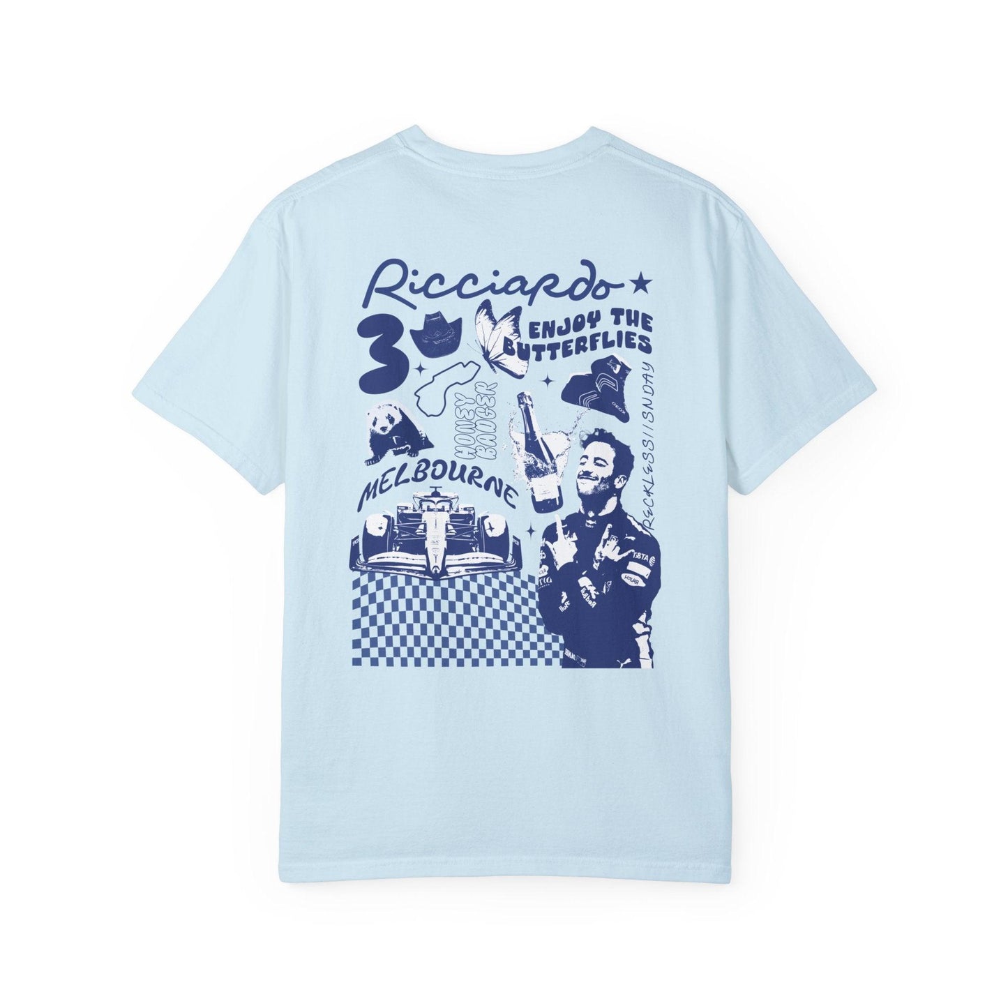 Daniel Ricciardo Illustrated Comfort Color T-Shirt - RecklessSunday