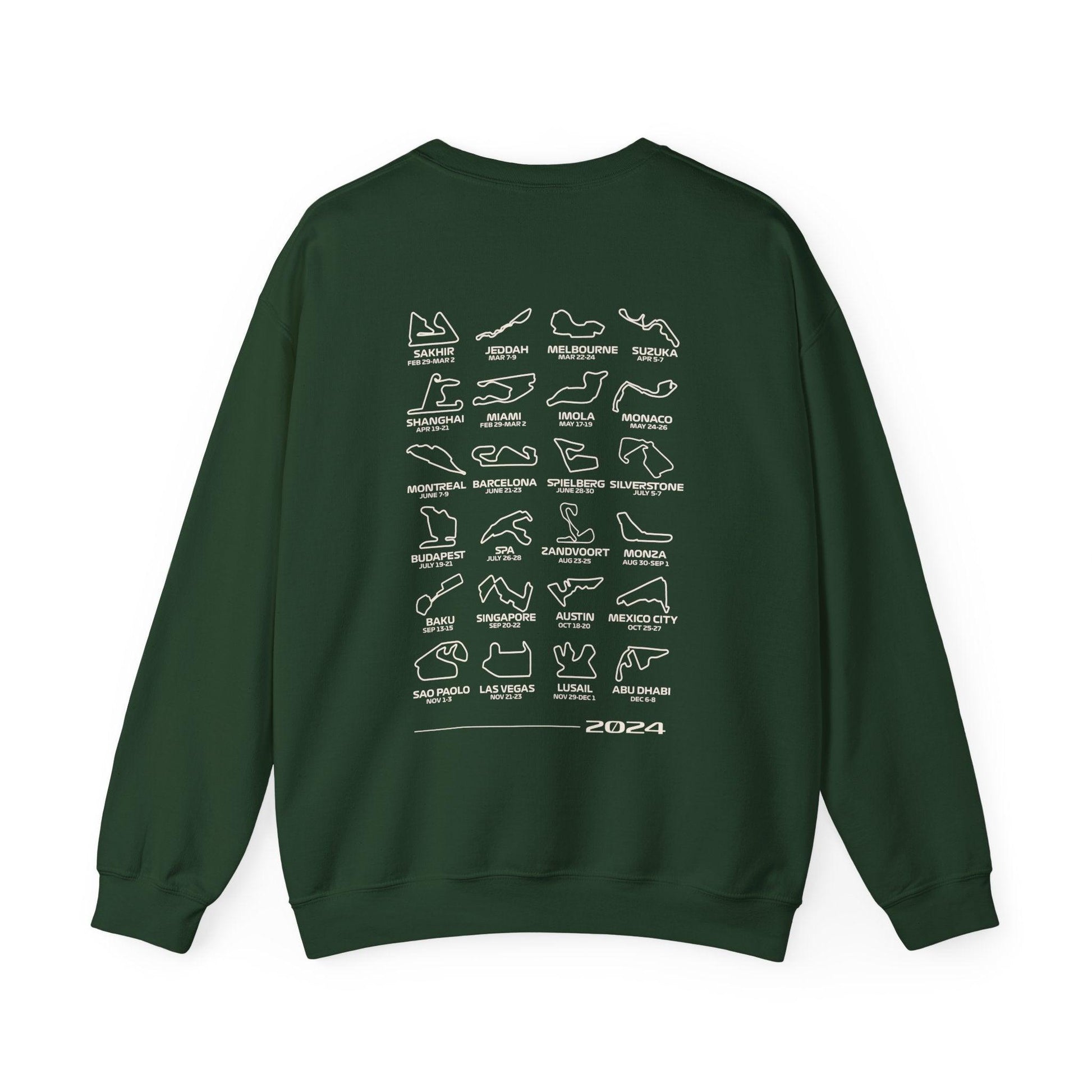 Formula Circuits 2024 Racing Unisex Sweatshirt | Circuit Series Pullover 2024 - RecklessSunday