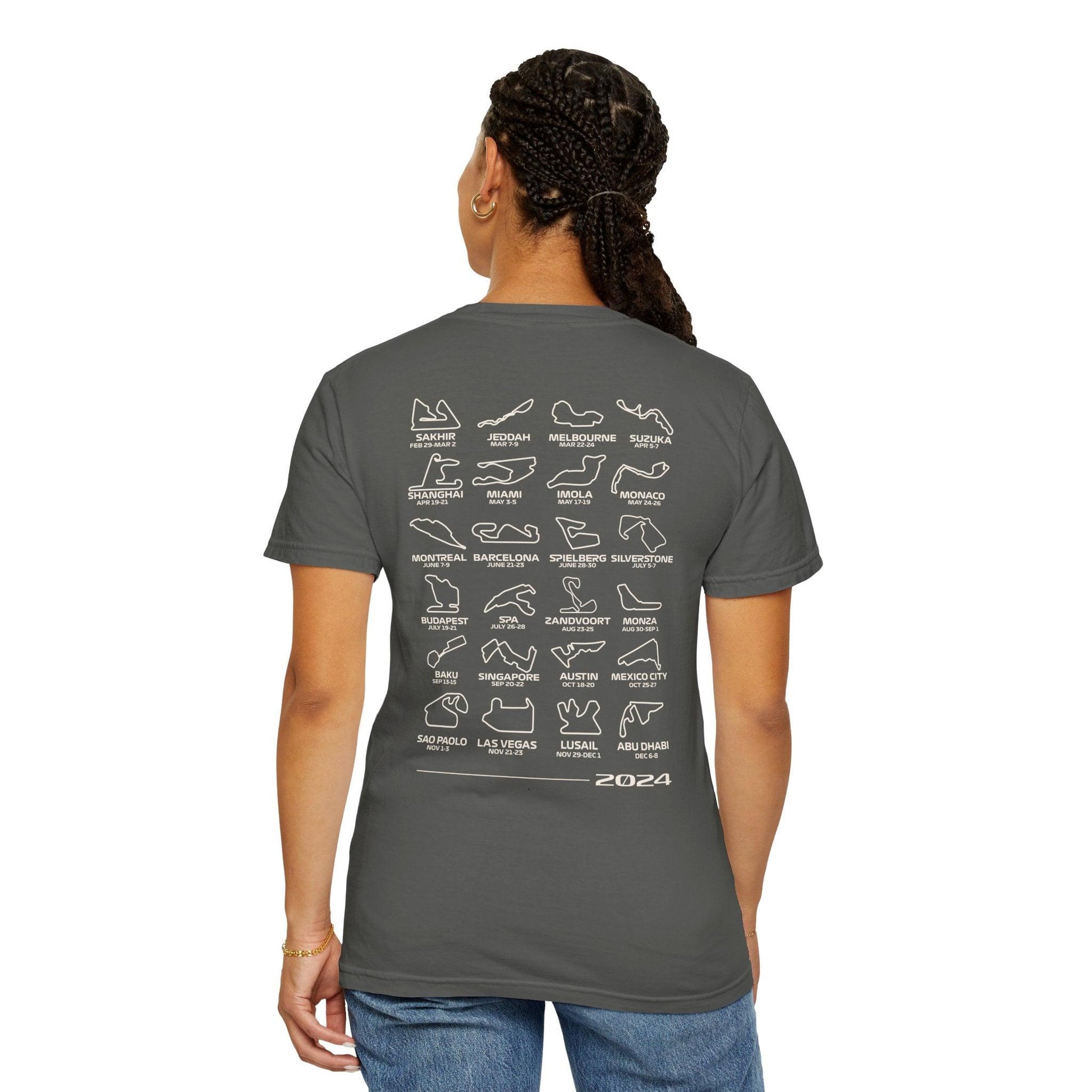 Formula Circuits 2024 T-Shirt Comfort Color - RecklessSunday