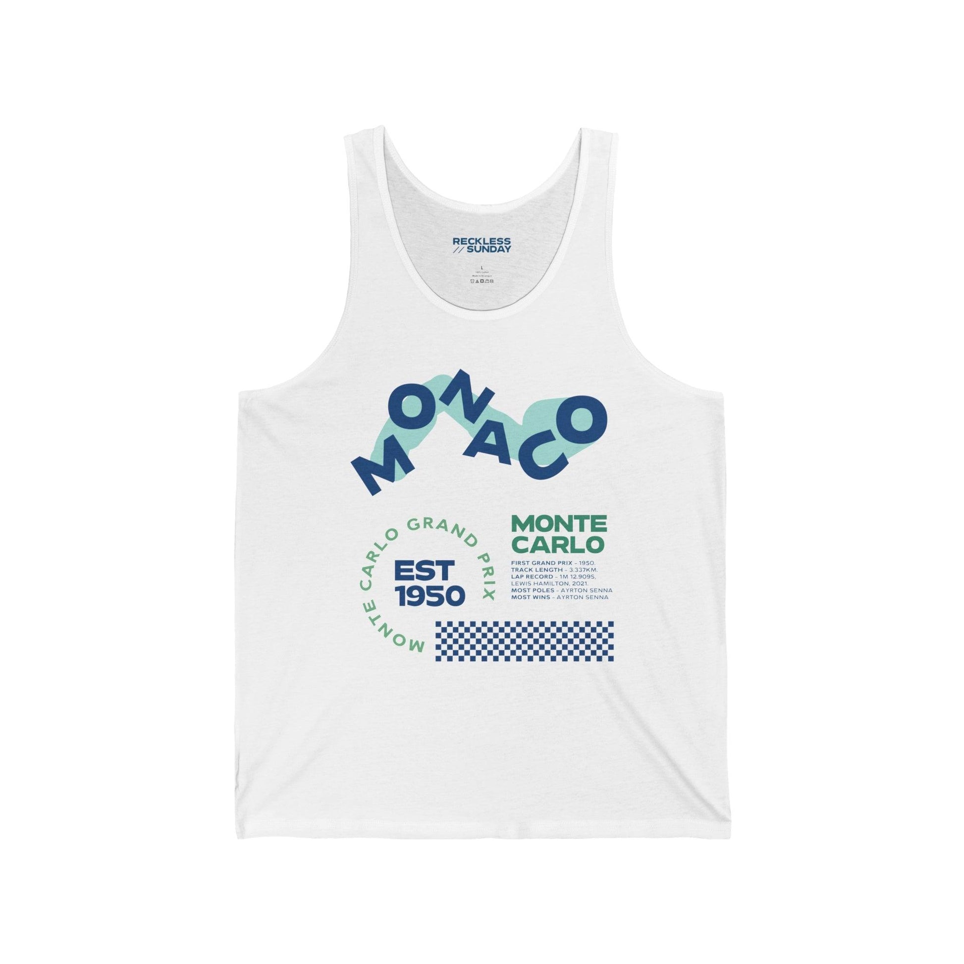 Monaco Vibes Jersey Tank - RecklessSunday