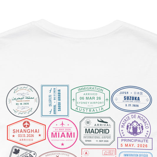 2026 Passport Stamps T-Shirt