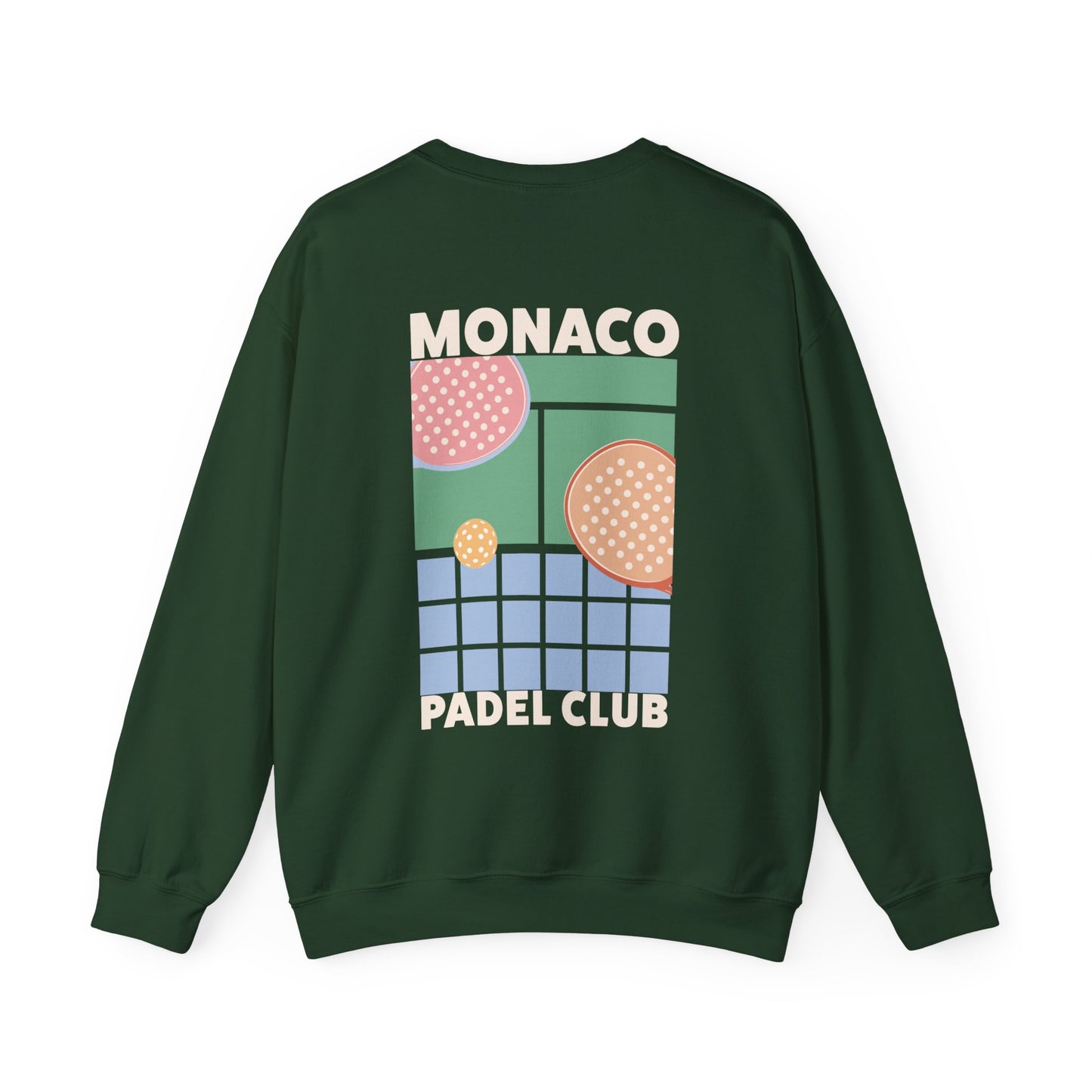 Monaco Padel Tennis Club Pullover | Monaco Racquet Club Sweatshirt | Formula 1 Racquet Club | Drive to Survive | Retro Monaco Tee