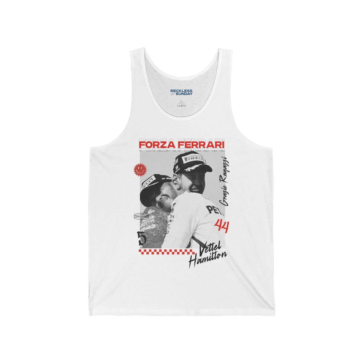 Forza Ferrari Vettel Hamilton Jersey Tank - RecklessSunday