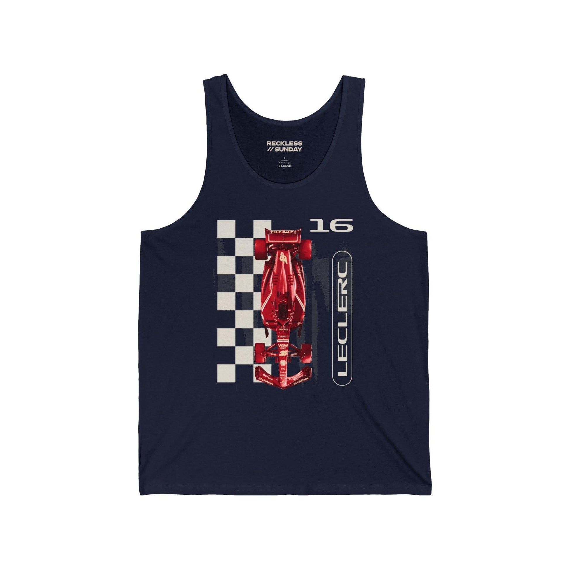 Charles Leclerc Grunge Tank Lightweight - RecklessSunday