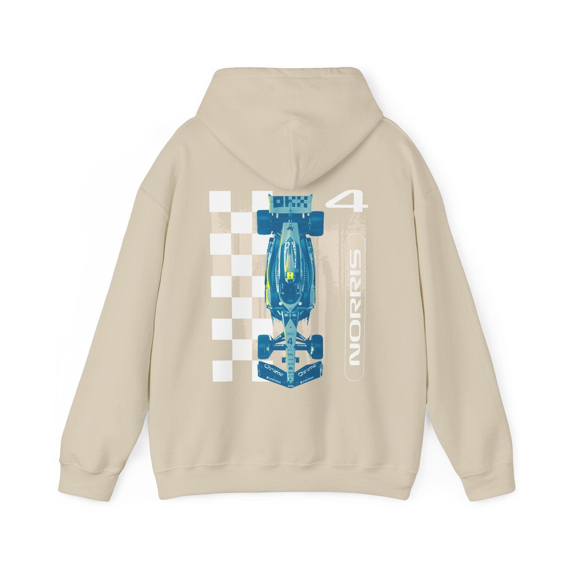 Lando Norris 2024 Grunge Series Sand Hoodie - RecklessSunday