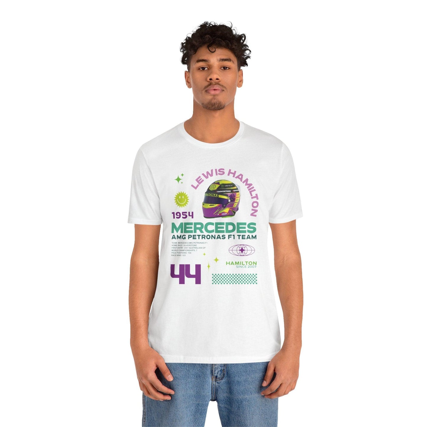 Lewis Hamilton Retro '24 Jersey Tee - RecklessSunday