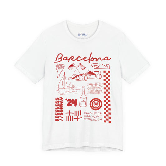 Barcelona Illustrated Series Lightweight T-Shirt