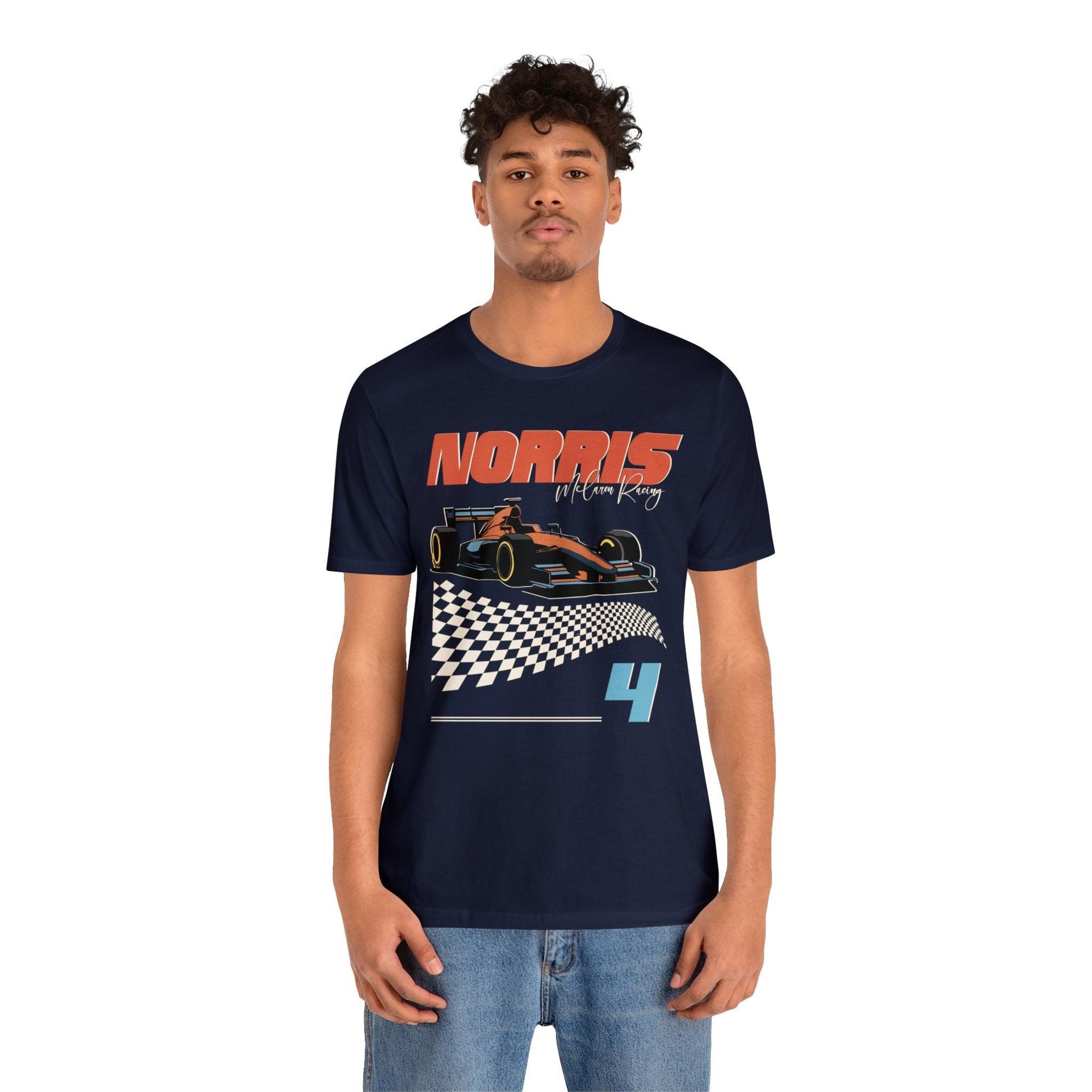 Lando Norris Retro Lightweight T-Shirt - RecklessSunday