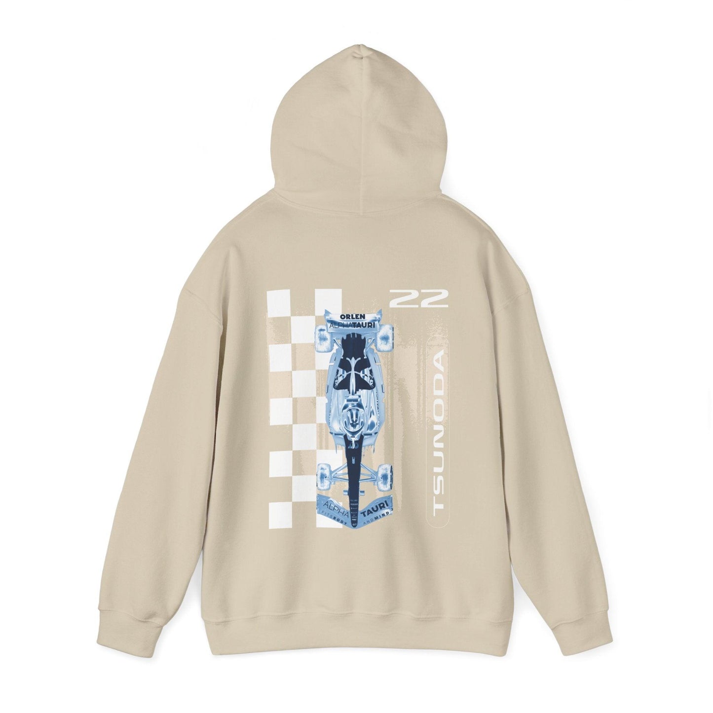 Yuki Tsunoda Grunge Series Sand Hoodie - RecklessSunday