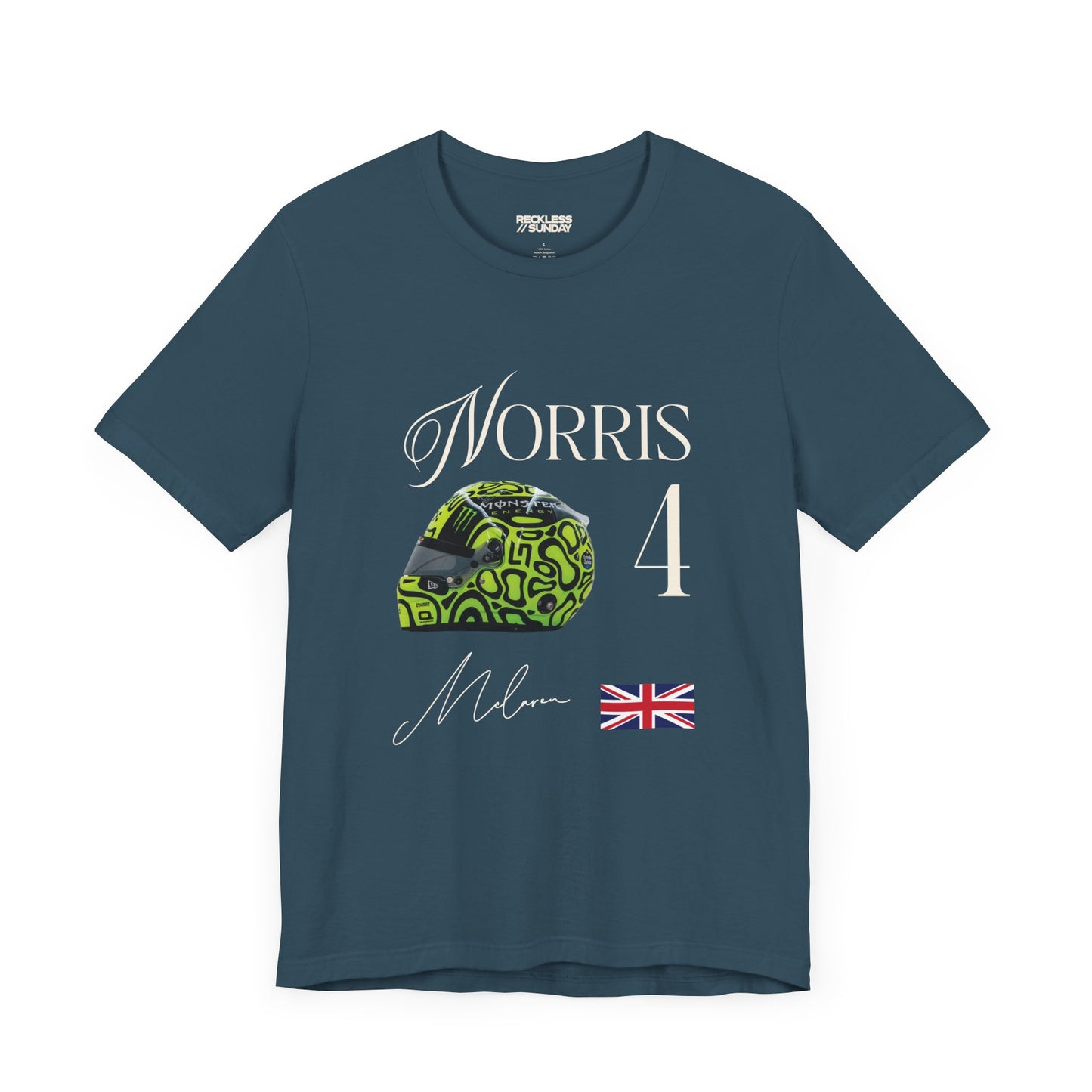 Lando Norris Helmet Lightweight T-Shirt