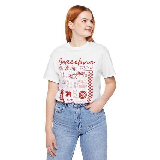Barcelona Illustrated Series Lightweight T-Shirt