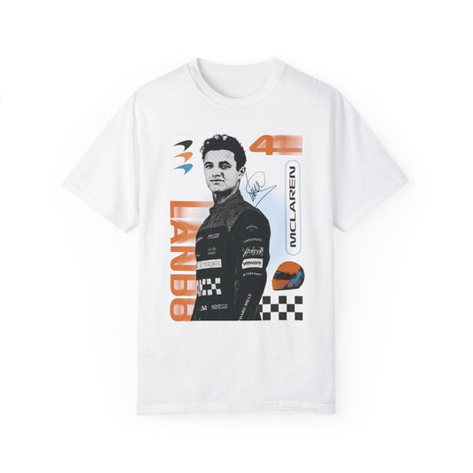 Lando Norris Racing T-Shirt Comfort Color - RecklessSunday