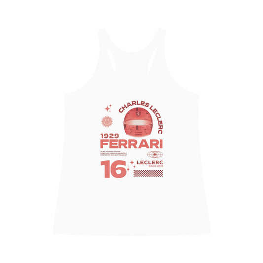 Leclerc Ferrari Women's Racerback Tank