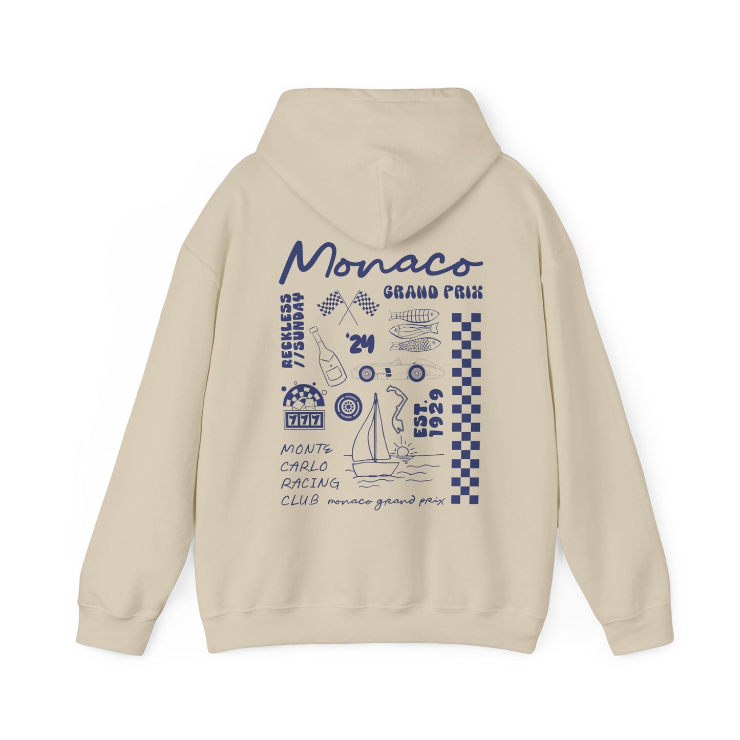 Monaco Grand Prix Illustrated Hoodie