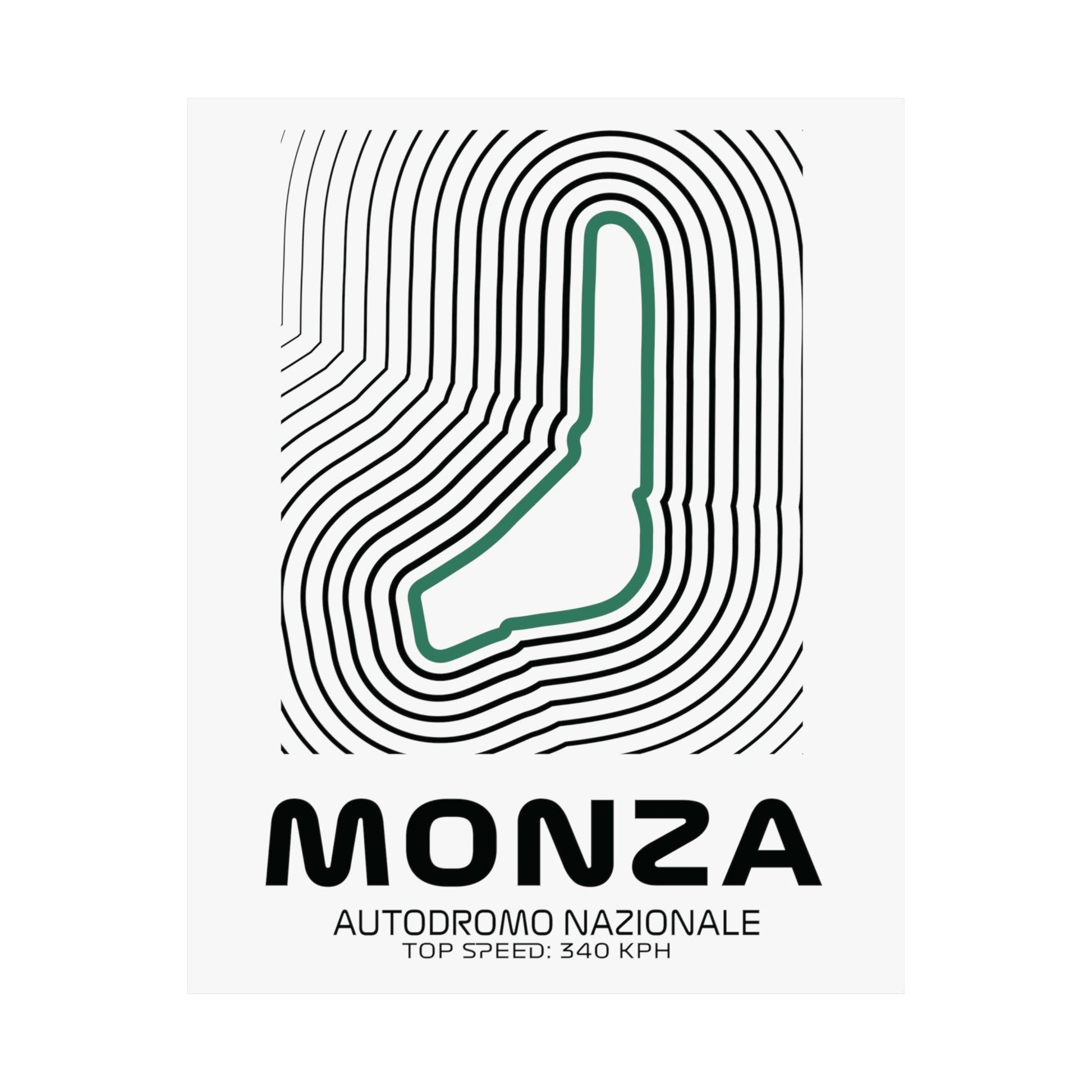 Monza Racing Circuit Poster - RecklessSunday