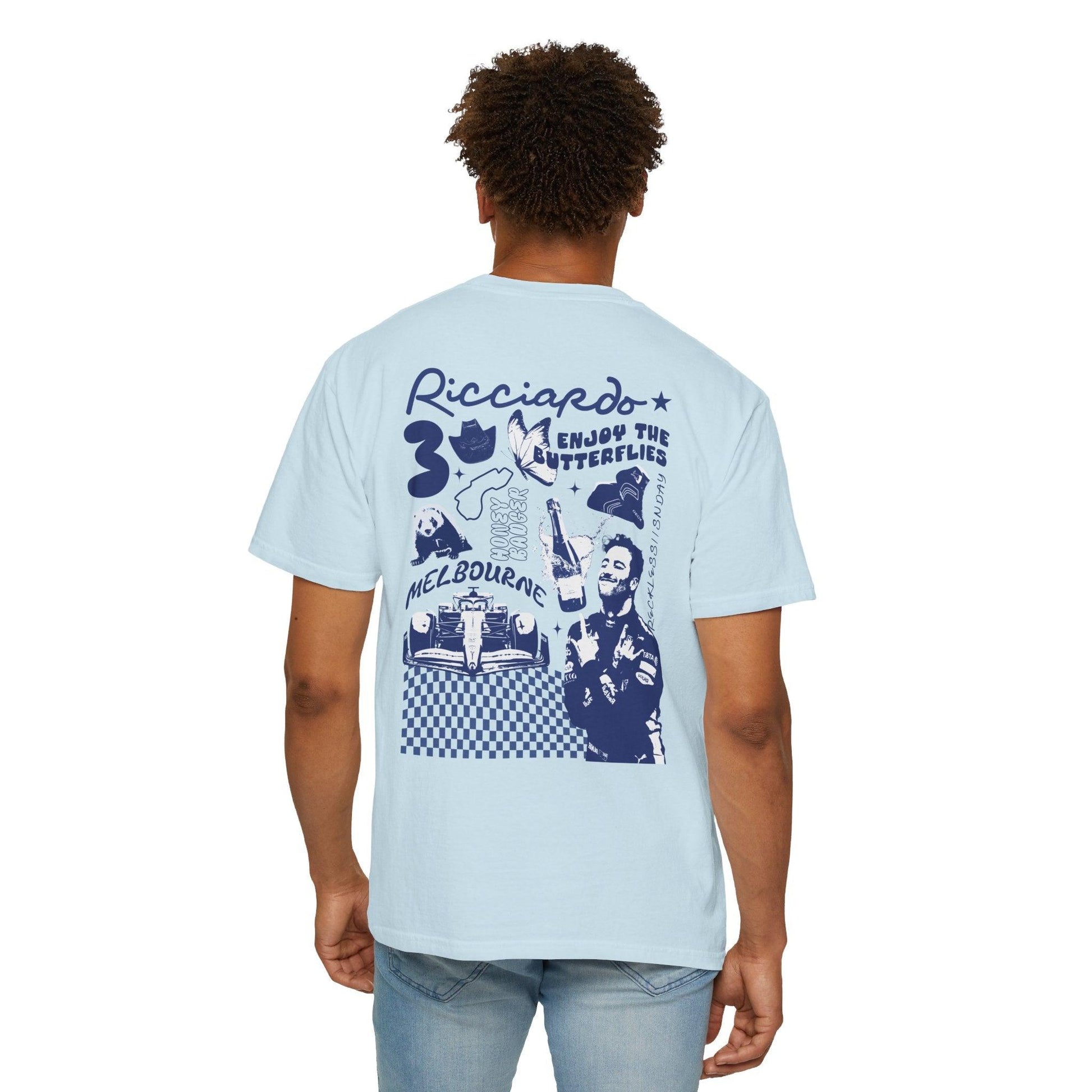 Daniel Ricciardo Illustrated Comfort Color T-Shirt - RecklessSunday