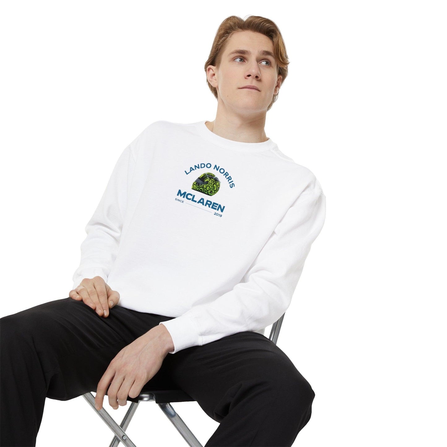 Norris Helmet Comfort Colors Sweatshirt - RecklessSunday