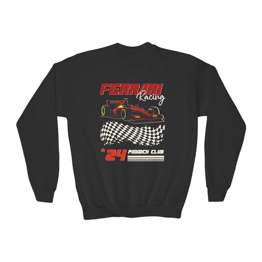 Youth Ferrari Retro Crewneck