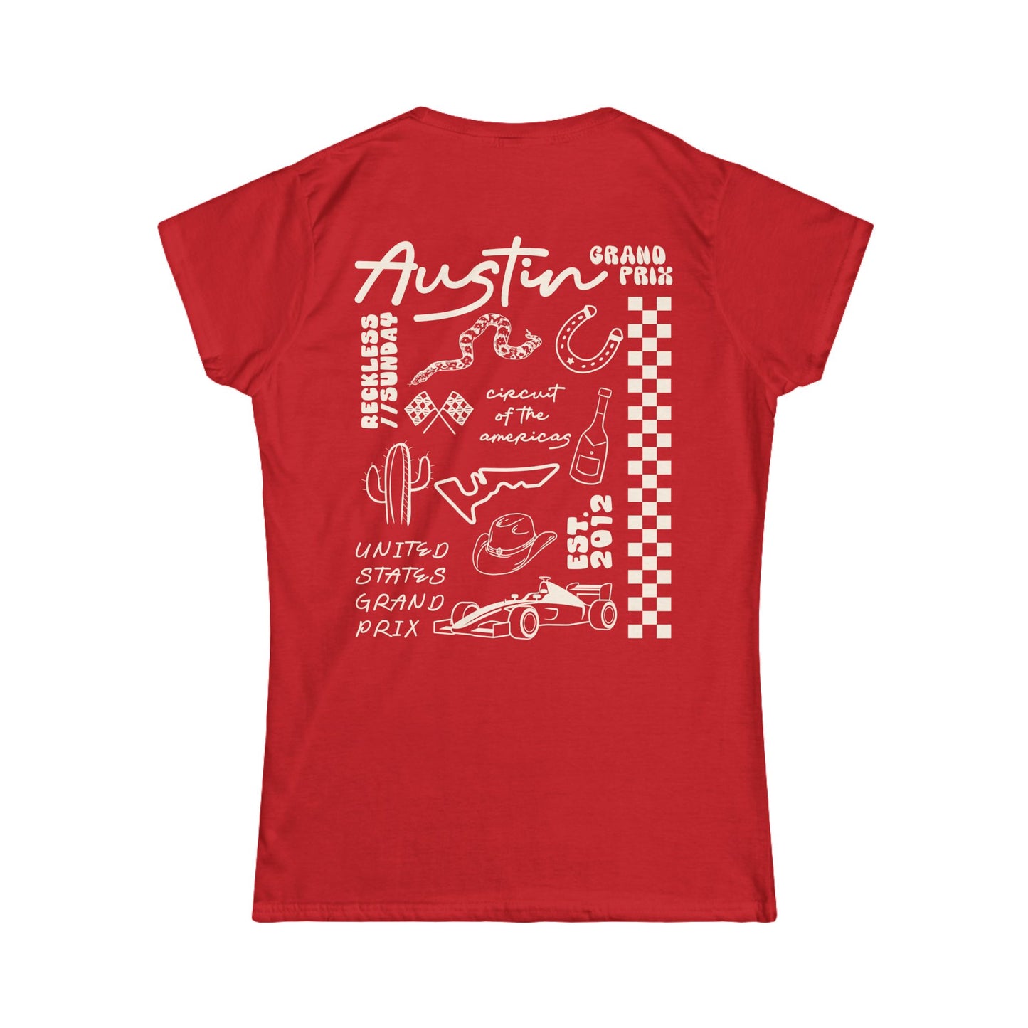 Austin Illustrated Women's Softstyle Tee