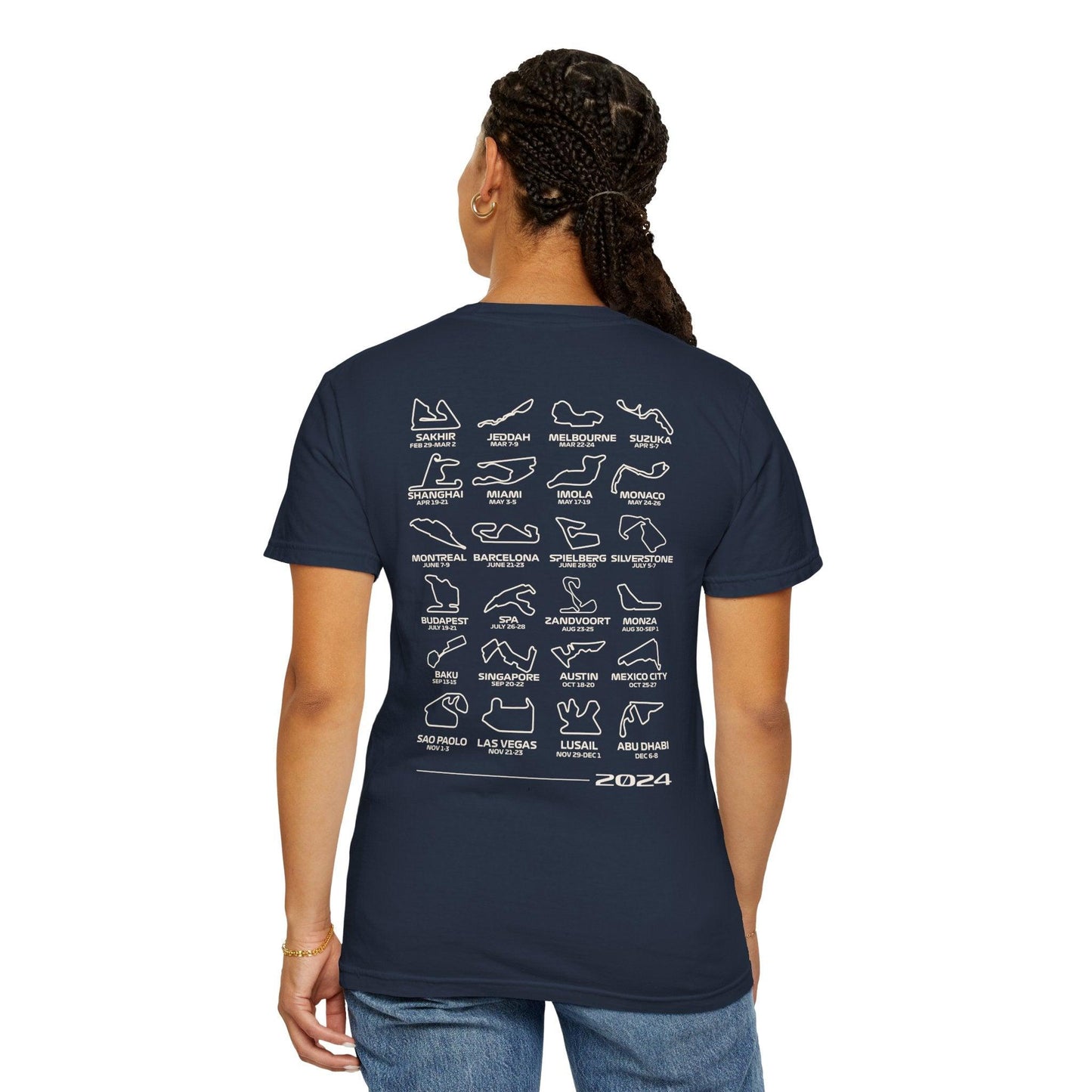 Formula Circuits 2024 T-Shirt Comfort Color - RecklessSunday