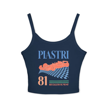 Piastri Retro Cropped Tank Top