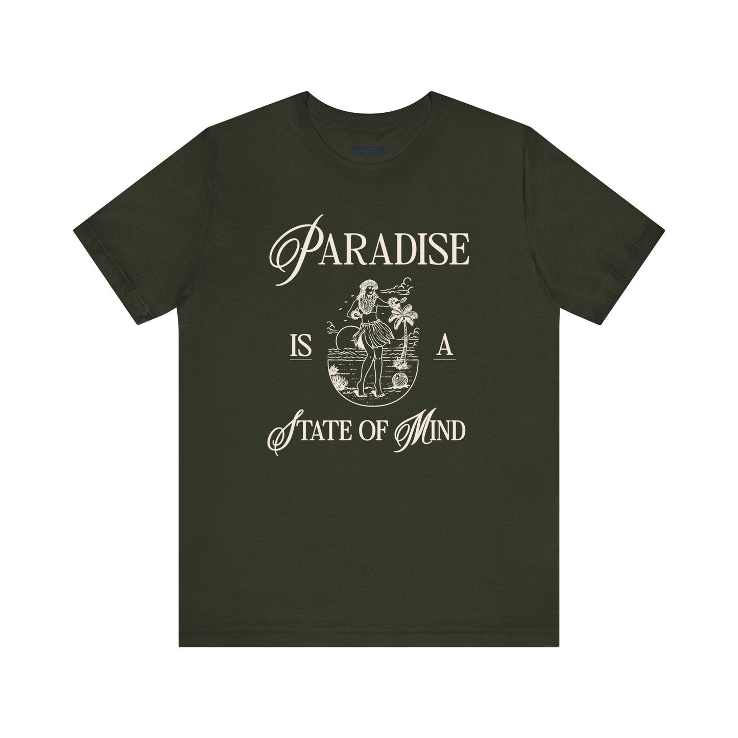 Paradise is a State of Mind | Cream Text - RecklessSunday