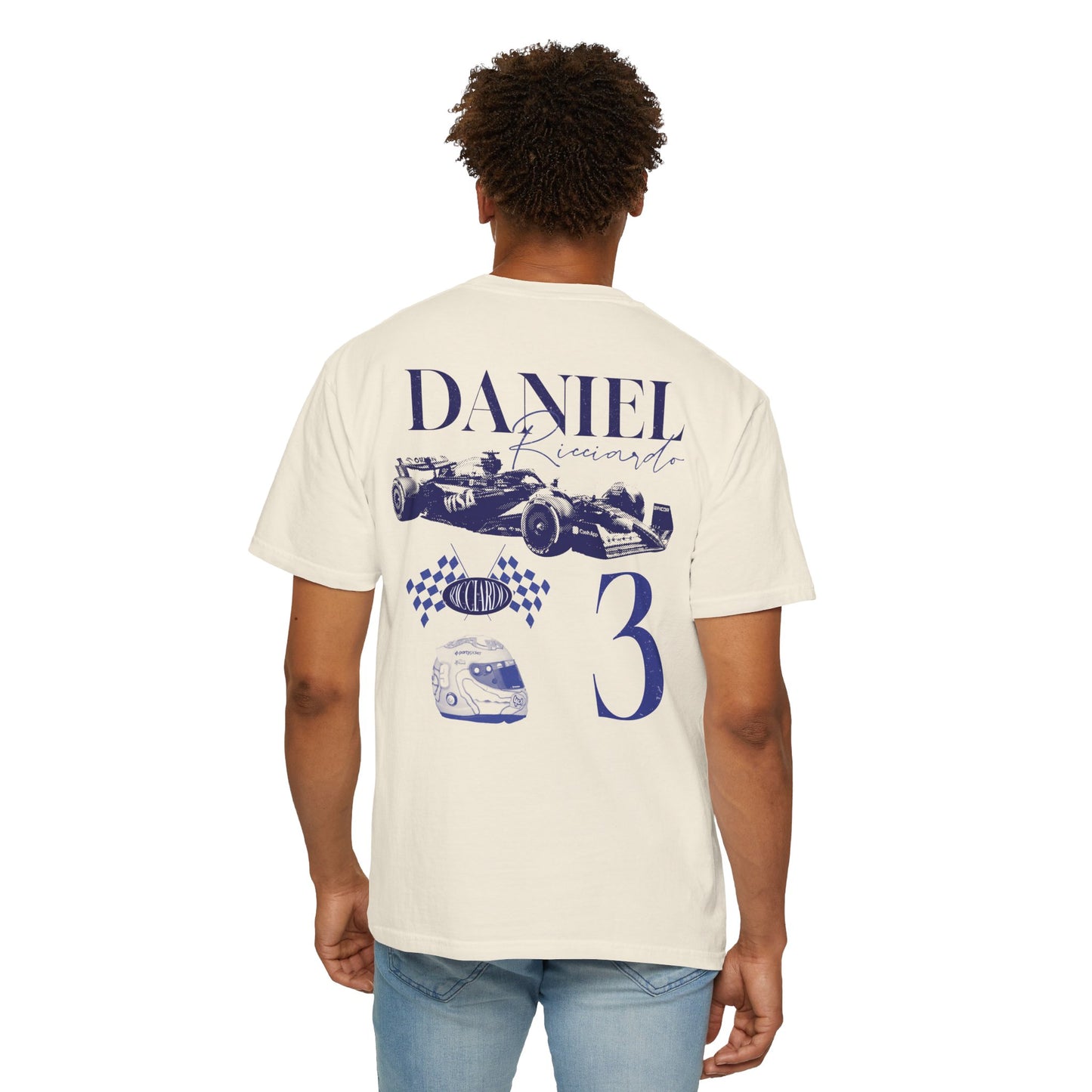 Ricciardo Midweight Retro Racing T Shirt