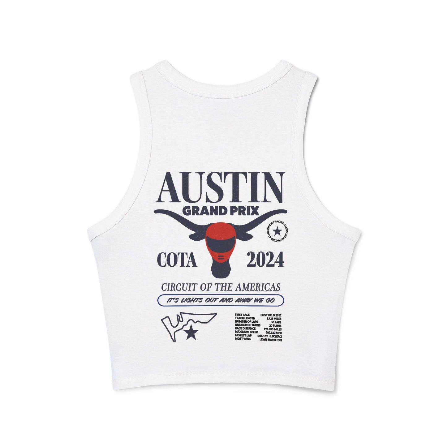 Racer Tank Austin Longhorn Womens