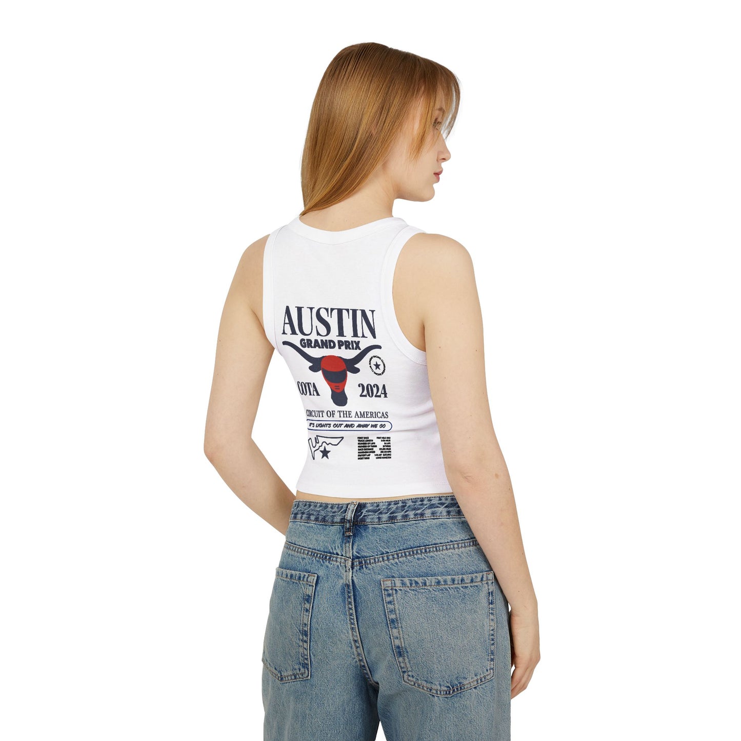 Racer Tank Austin Longhorn Womens