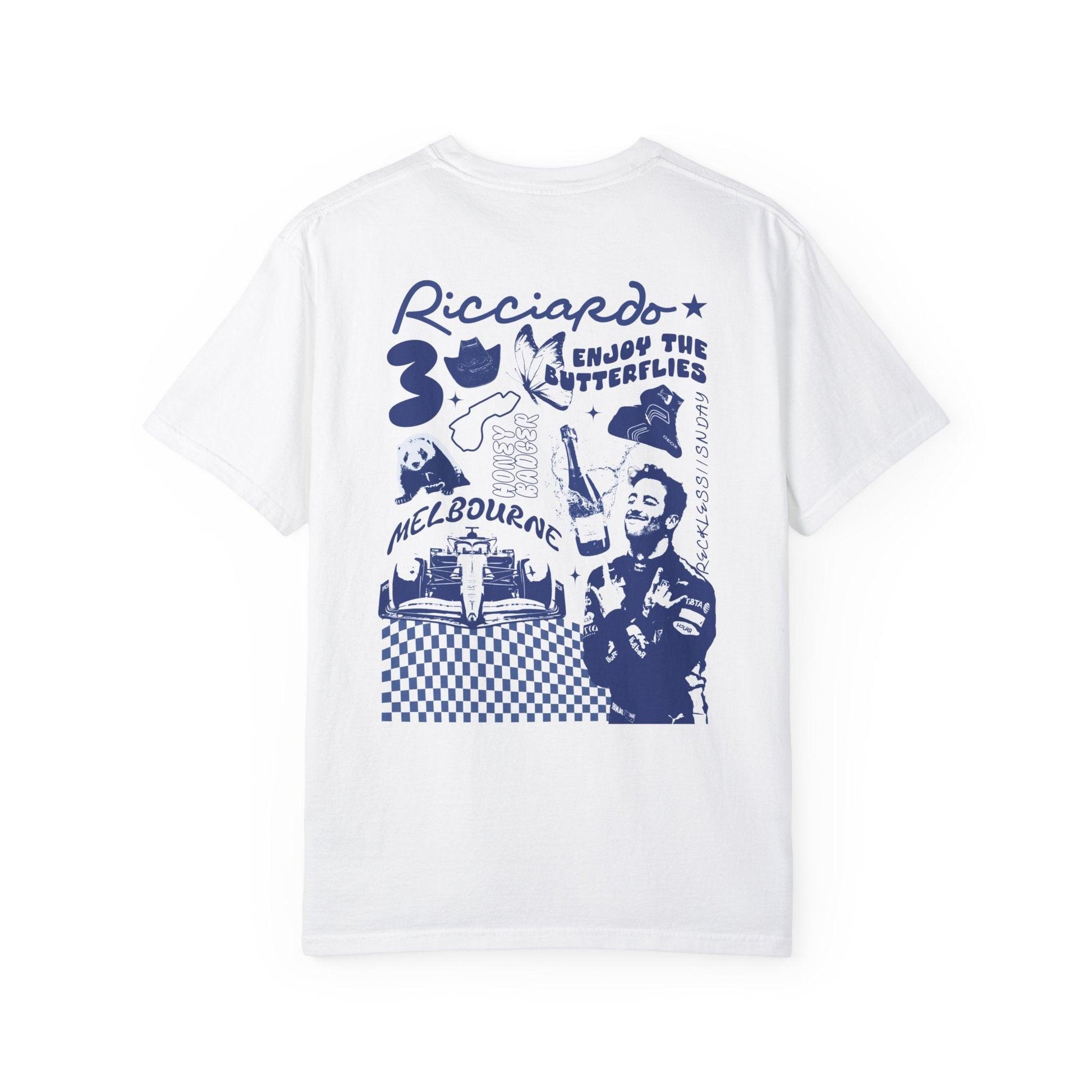 Daniel Ricciardo Illustrated Comfort Color T-Shirt - RecklessSunday