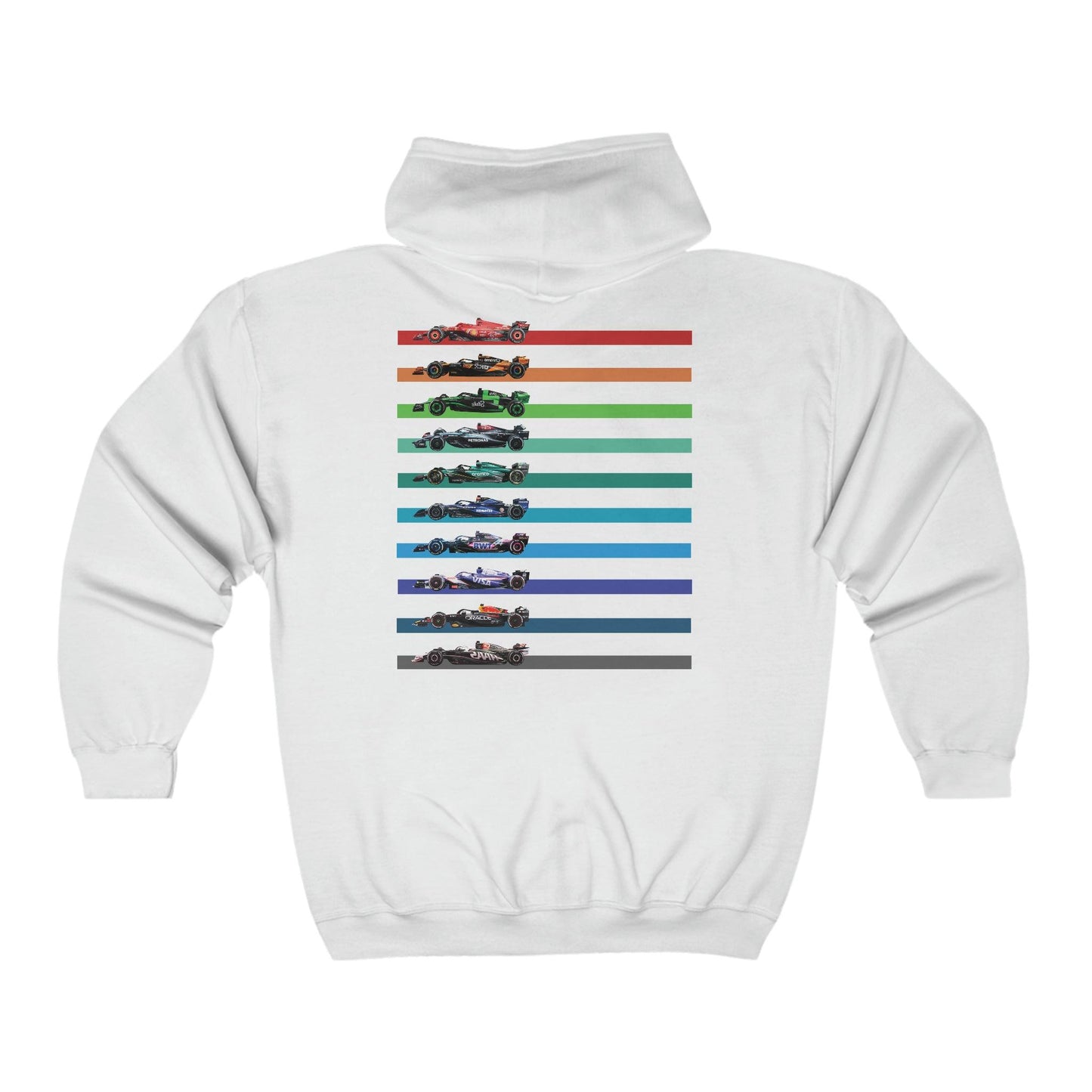 Formula Cars 2024 Zip Up Hoodie | Formula Racing Fan Hoodie | Sunday Racing Club - RecklessSunday