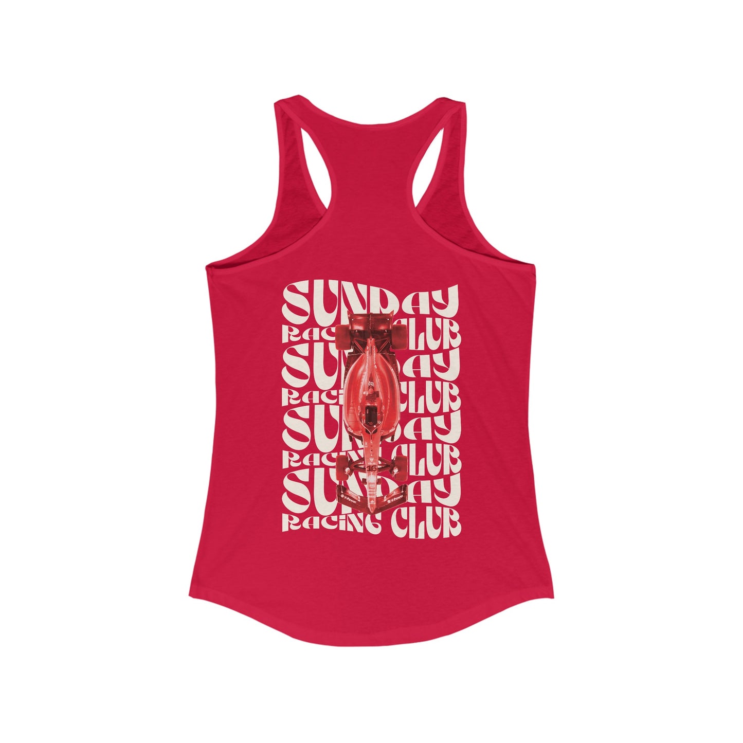 Charles Leclerc Sunday Racing Women's Racerback Tank