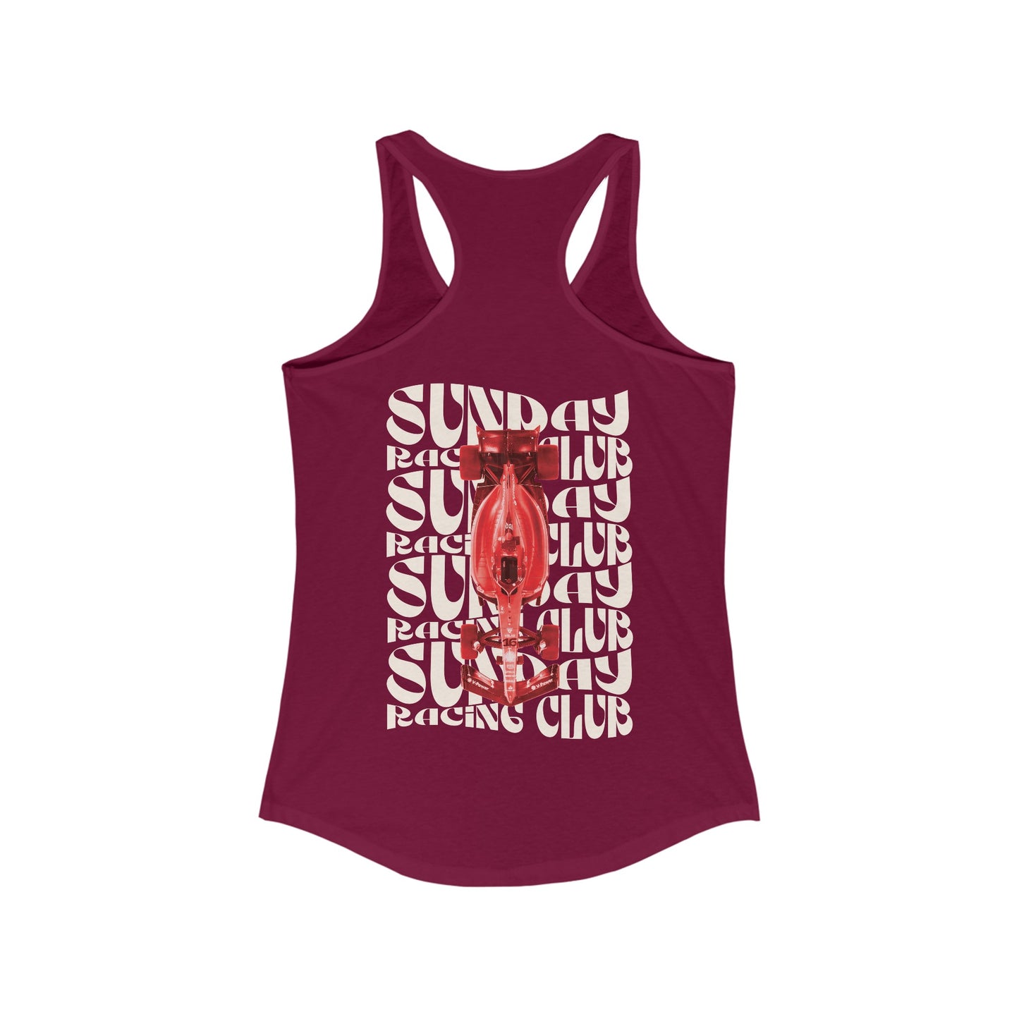 Charles Leclerc Sunday Racing Women's Racerback Tank