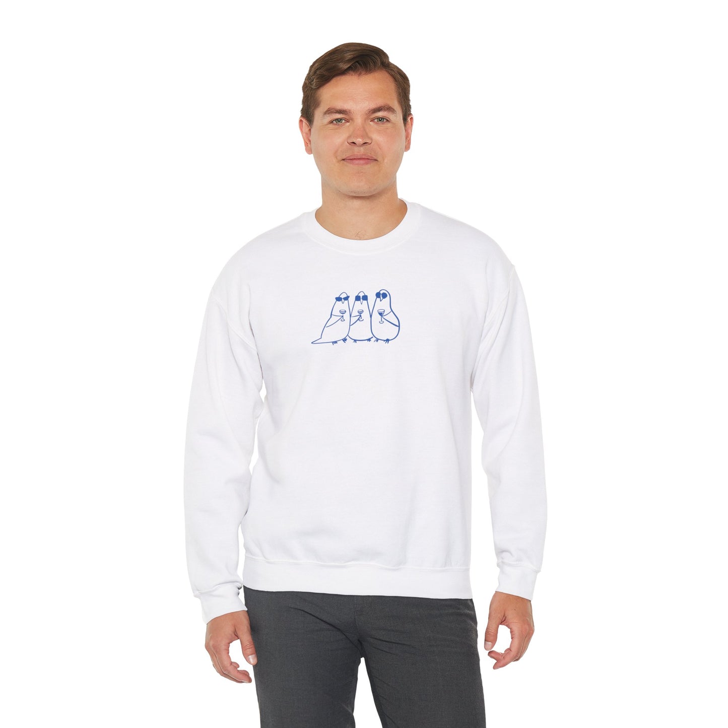 Pigeons of NYC Central Park Crewneck Sweatshirt