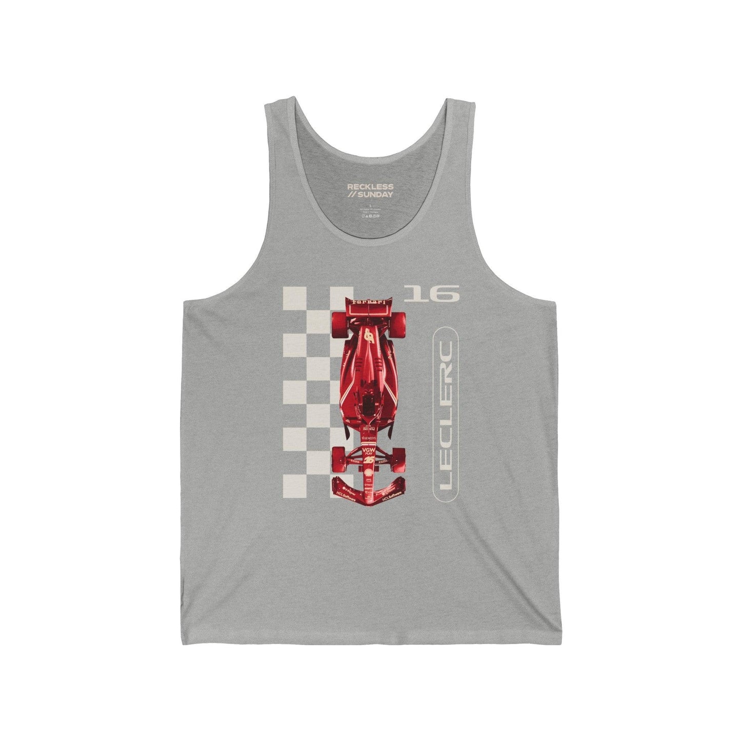 Charles Leclerc Grunge Tank Lightweight - RecklessSunday