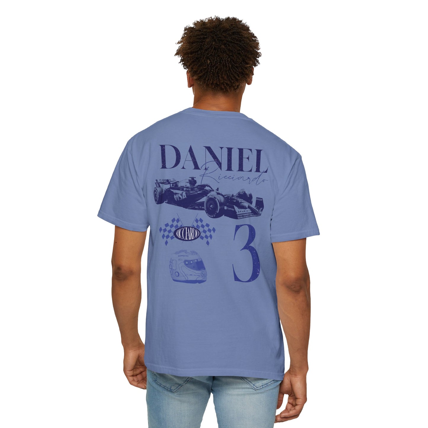 Ricciardo Midweight Retro Racing T Shirt