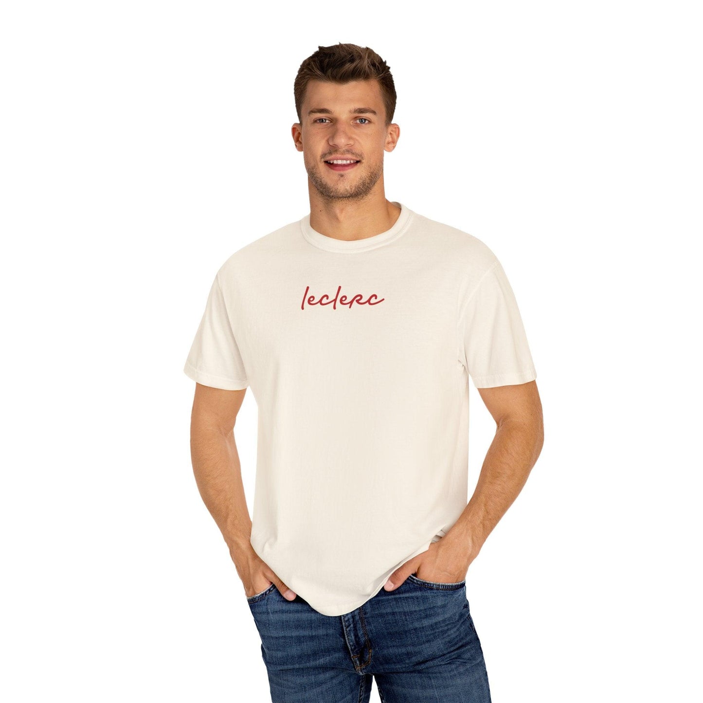 Charles Leclerc Illustrated Comfort Color T-Shirt - RecklessSunday