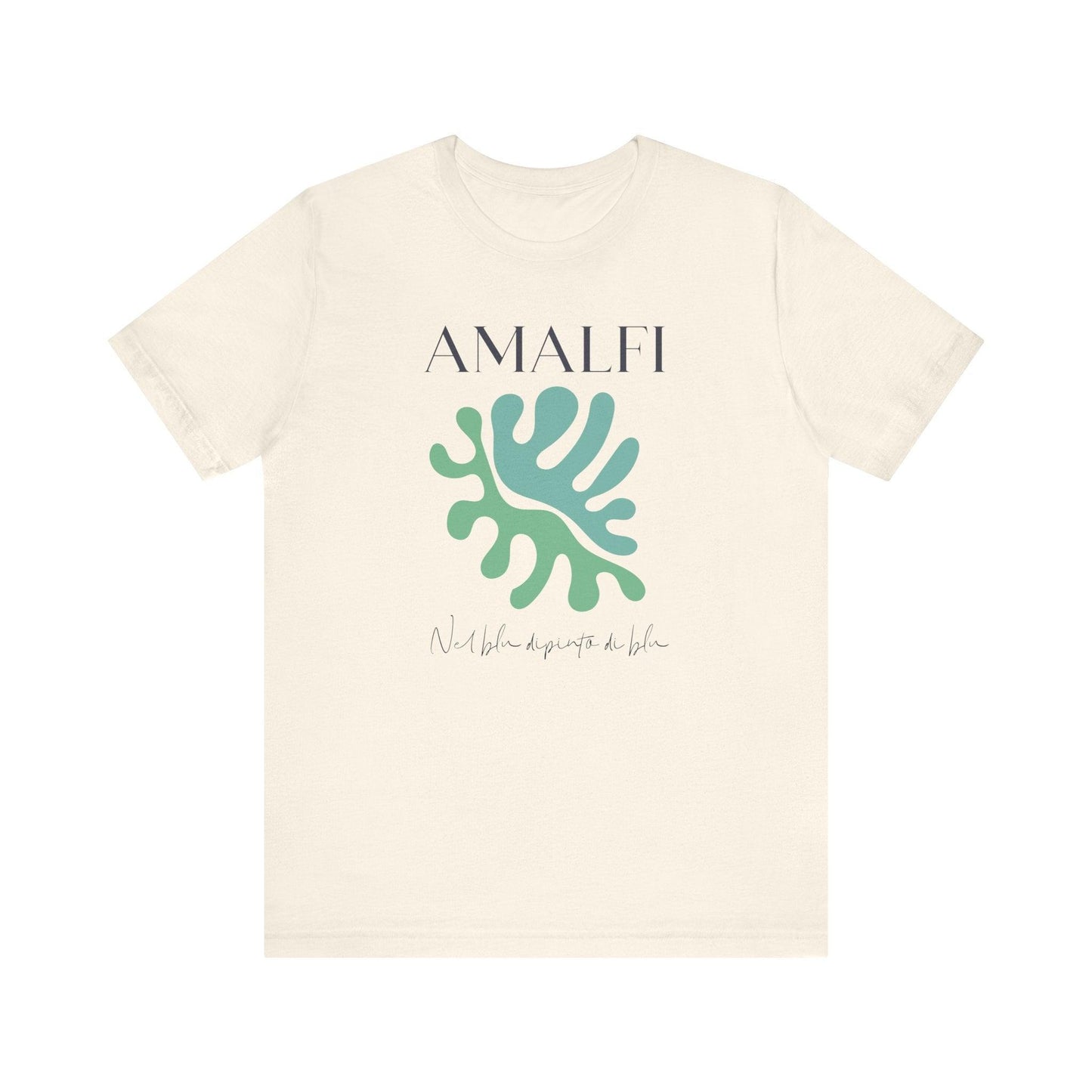 Amalfi Italy Coral Matisse T-Shirt - RecklessSunday